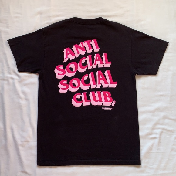Anti Social Social Club Other - Anti Social Social Club x Period Correct Black Short Sleeve Shirt